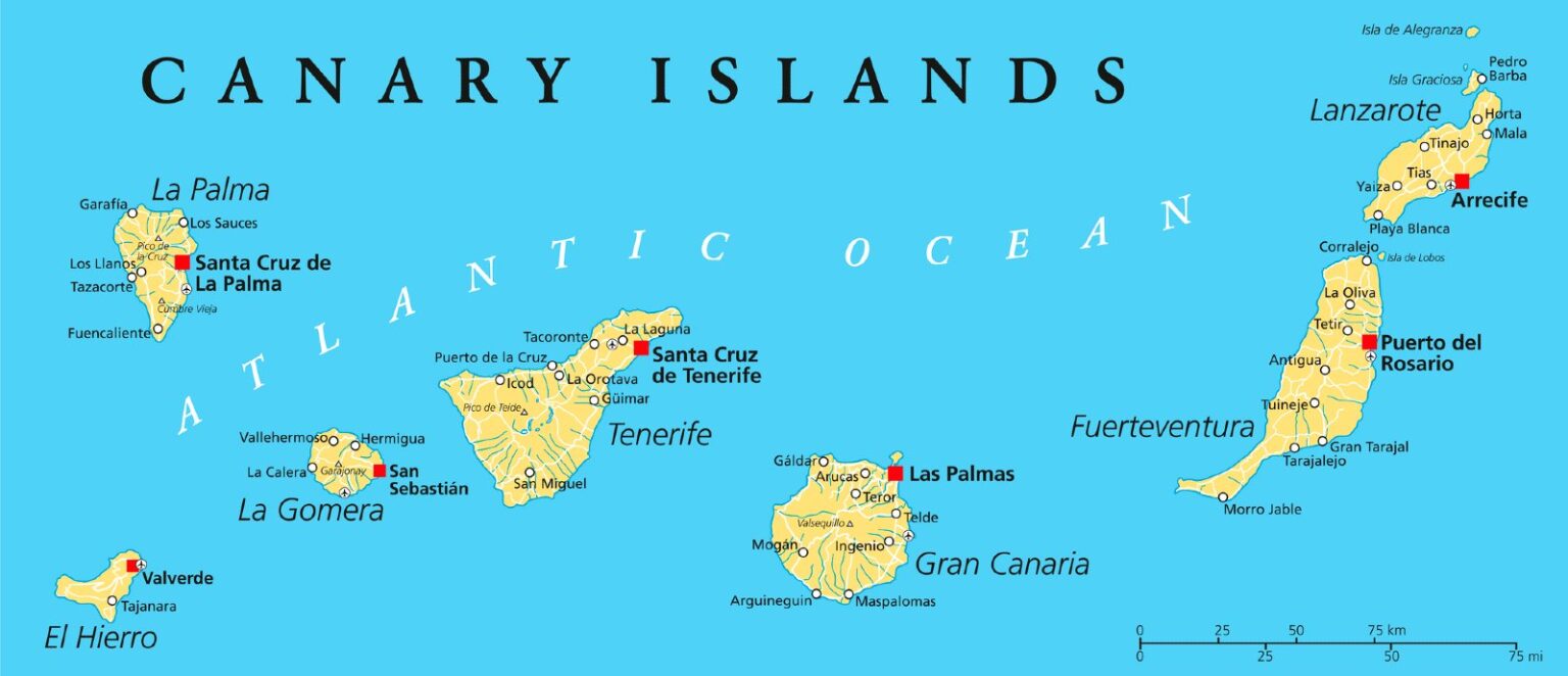 Isole Canarie Quale Scegliere Caratteristiche Clima Mappa
